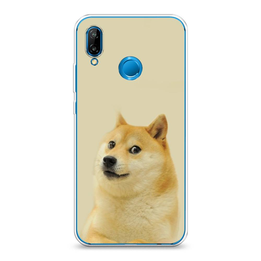

Чехол Awog на Huawei Nova 3E "Собака подозревака", Коричневый;желтый;бежевый, 65650-9