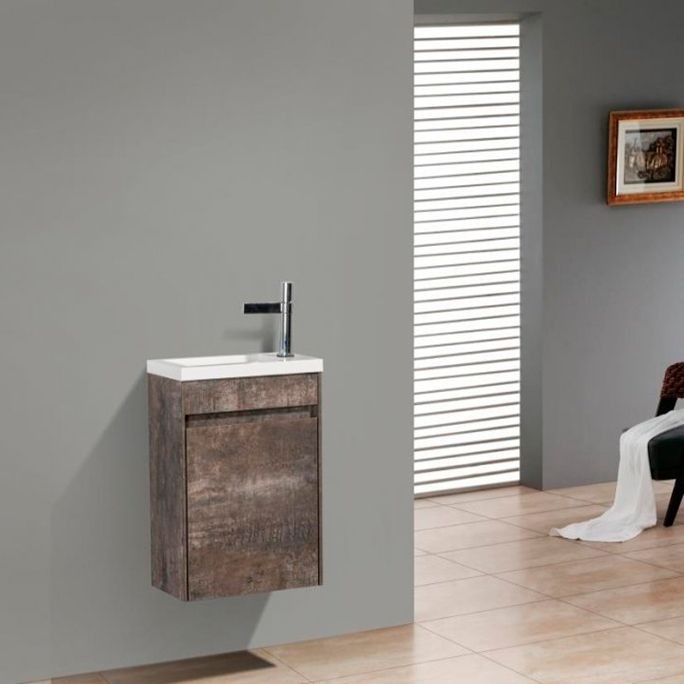 

Тумба с раковиной BelBagno Pietra Mini 46 L stone, Белый