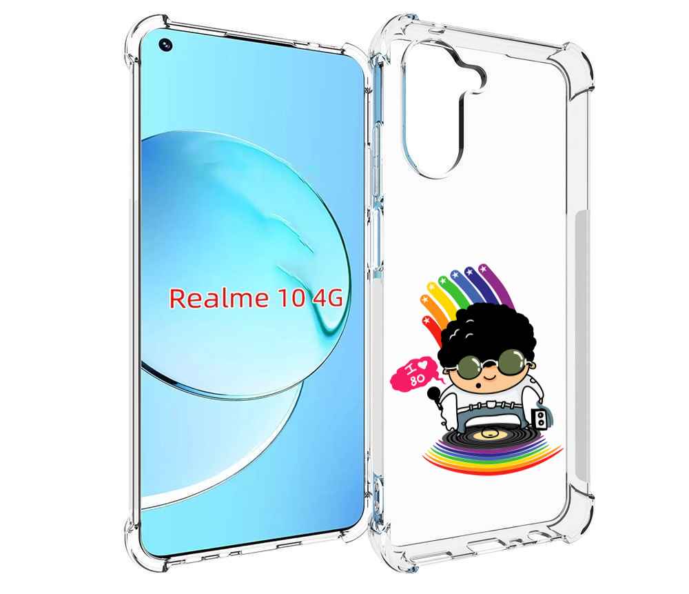 

Чехол MyPads Я люблю 80-е для Realme 10, Прозрачный, Tocco