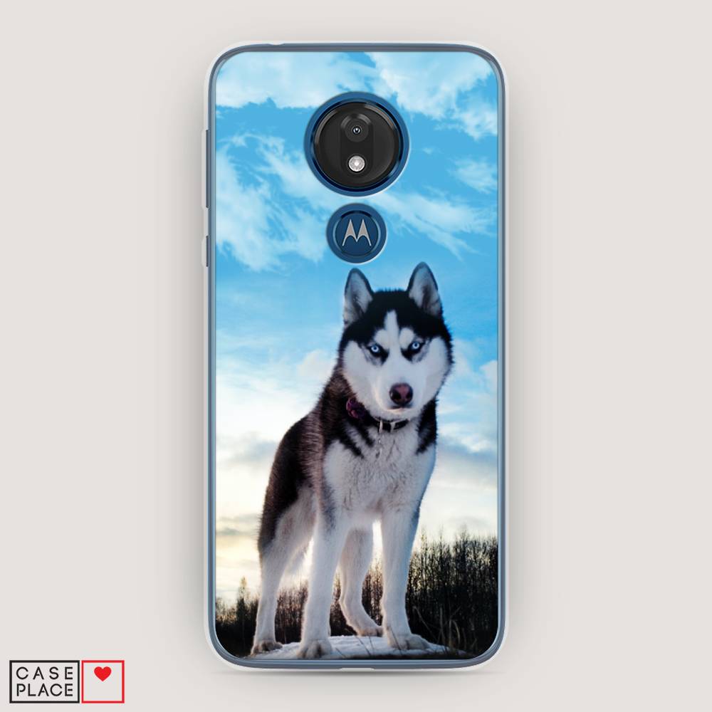 

Чехол Awog на Motorola Moto G7 / Моторола Мото G7 "Хаски 3", Разноцветный, 241150-2