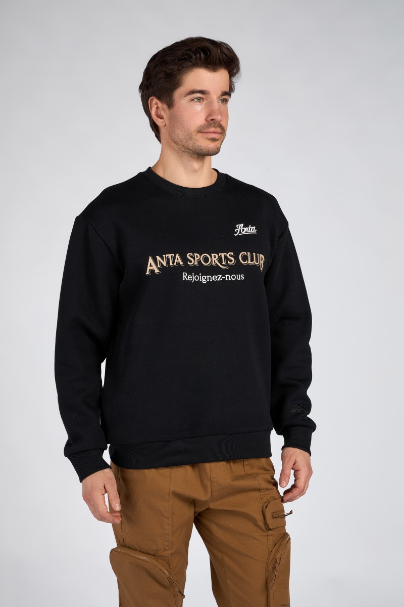 Свитшот мужской Anta 852418732 Vintage sports A-SPORTS SHAPE черный XL