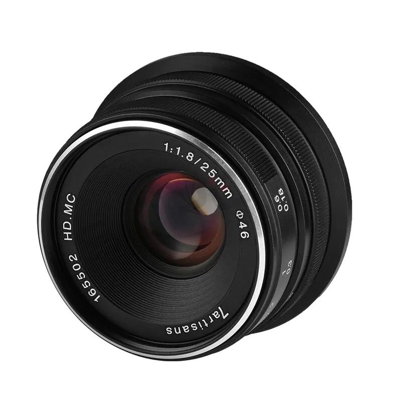 Объектив 7Artisans 25mm F1.8 Micro 4/3 черный