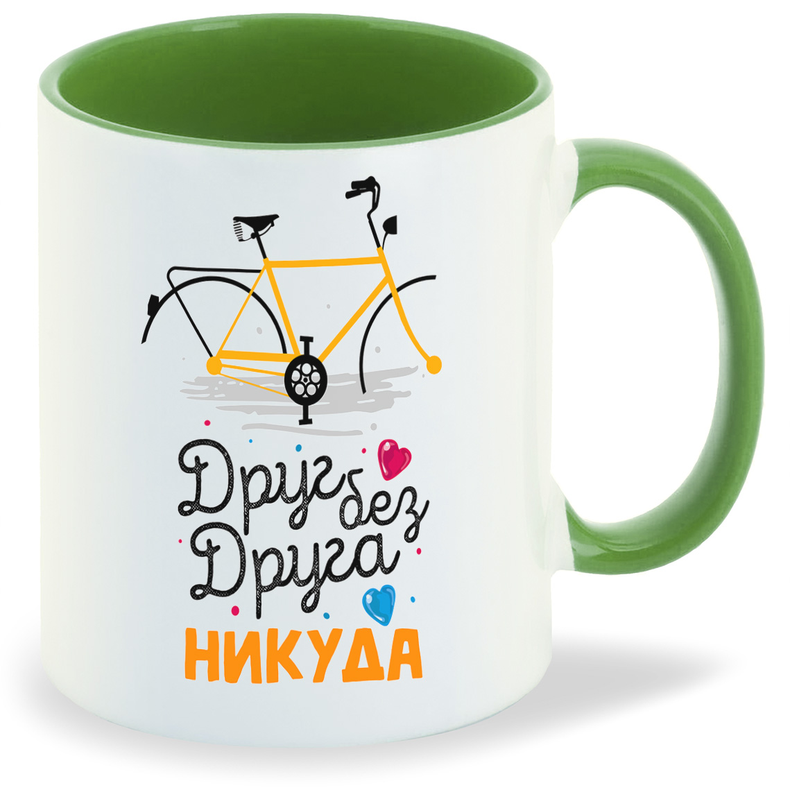 

Кружка CoolPodarok Прикол Друг без друга НИКУДА есть пара