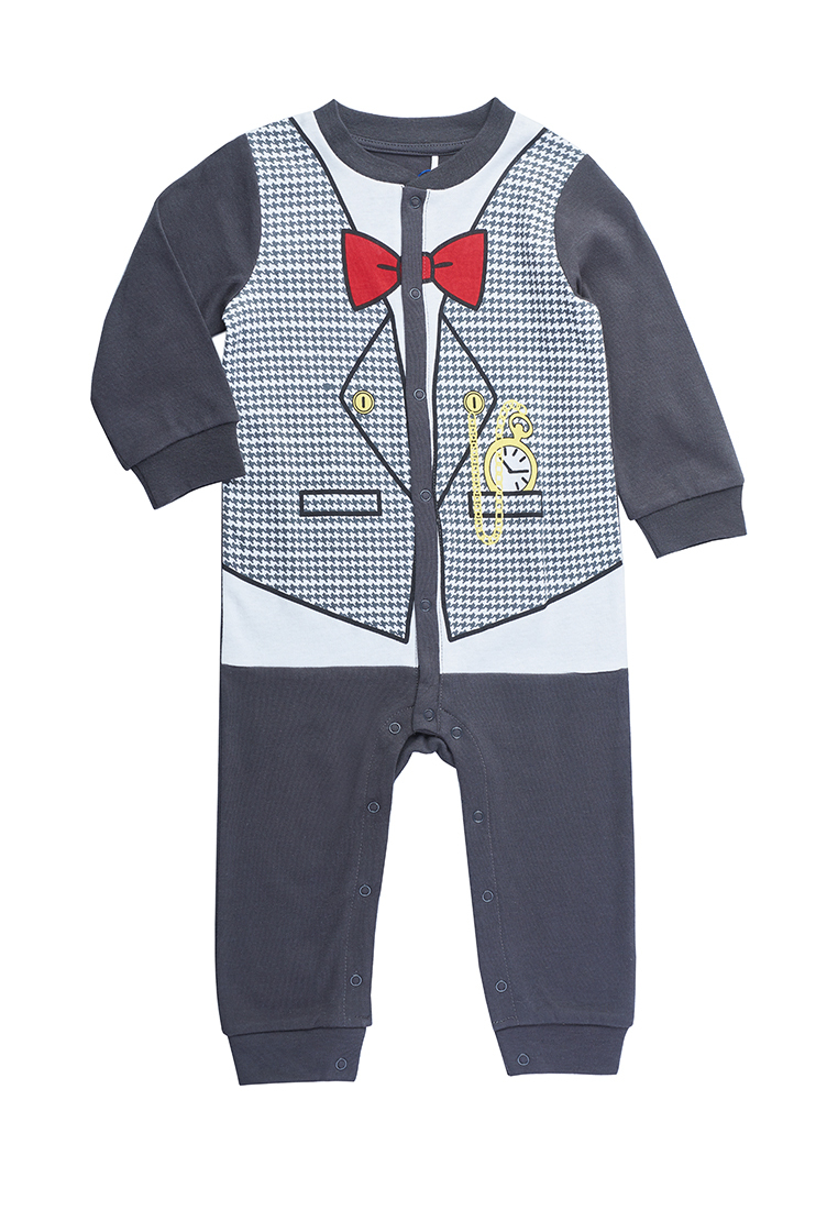 

Комбинезон детский Kari Baby SS23B08300507, графитовый, 50, Серый, SS23B08300507