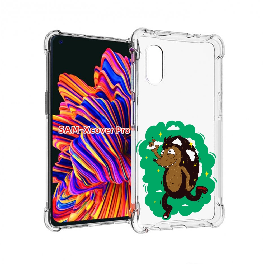 

Чехол MyPads Ежик в облаках для Samsung Galaxy Xcover Pro 1, Прозрачный, Tocco