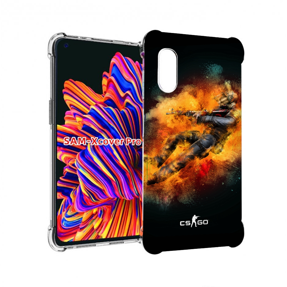

Чехол MyPads CS-go-Контр-террорист мужской для Samsung Galaxy Xcover Pro 1, Прозрачный, Tocco