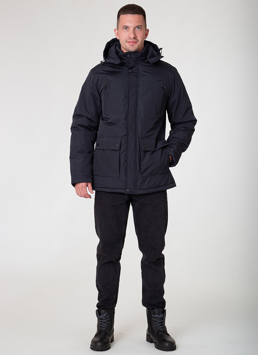 

Зимняя куртка мужская WINTERRA 57019 синяя 46 RU, 57019