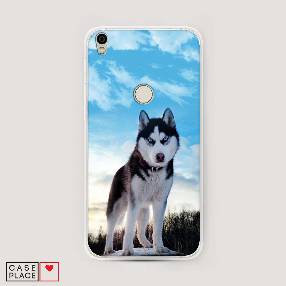 

Чехол Awog на Alcatel Shine Lite / Алкатель Шайн Лайт "Хаски 3", 170350-2