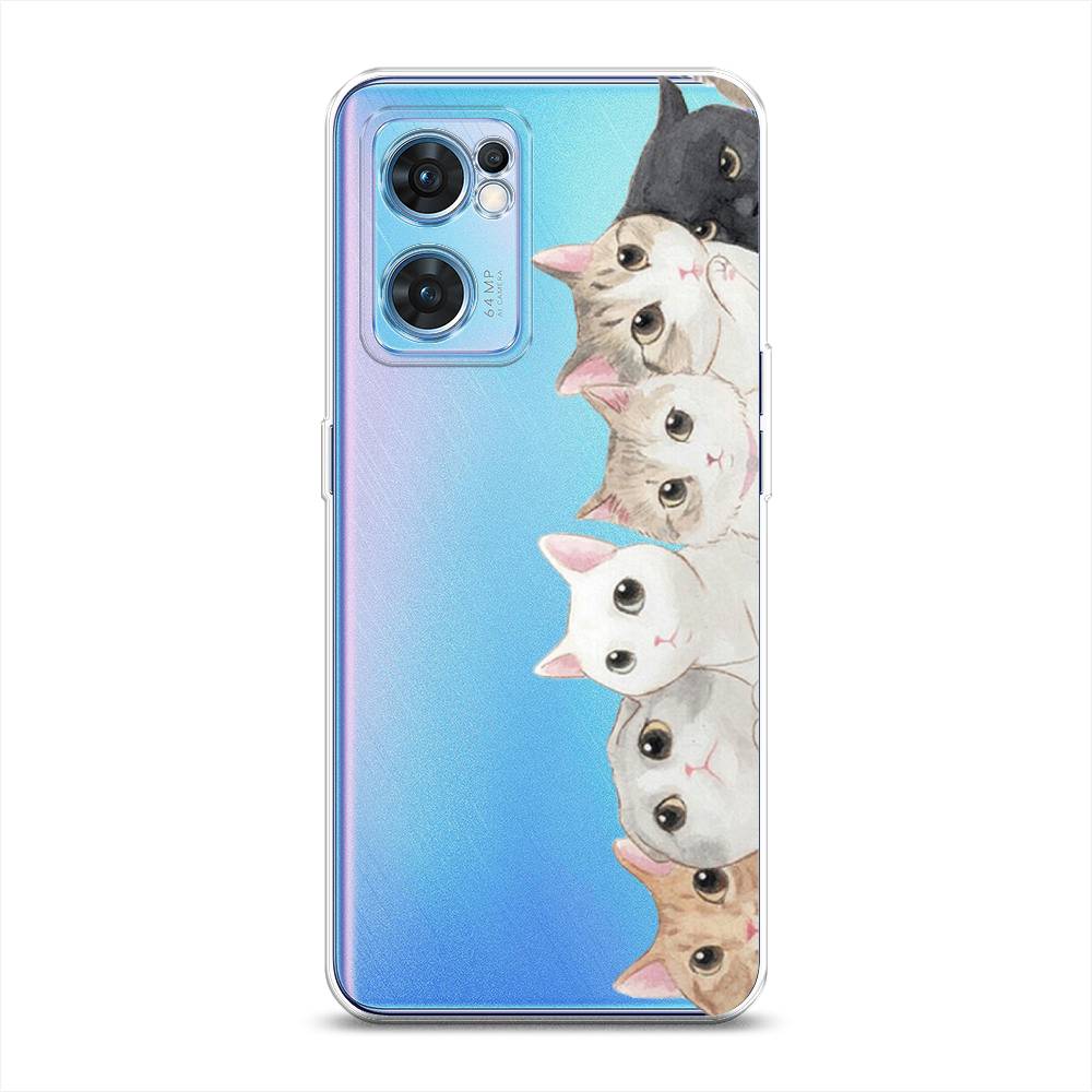 

Силиконовый чехол "Котики" на Oppo Find X5 Lite, Котики