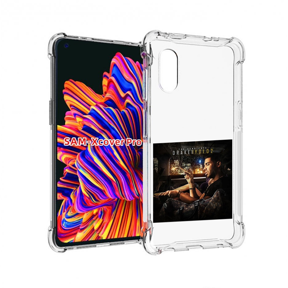 

Чехол MyPads Drake - You Only Live Once 2 для Samsung Galaxy Xcover Pro 1, Прозрачный, Tocco