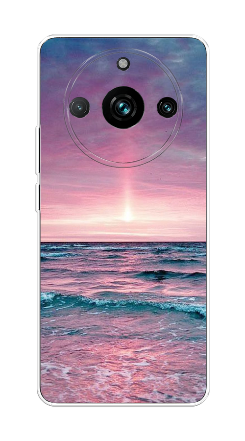 

Чехол на Realme 11 Pro+ "Восход 3", Розовый;голубой, 2514350-2