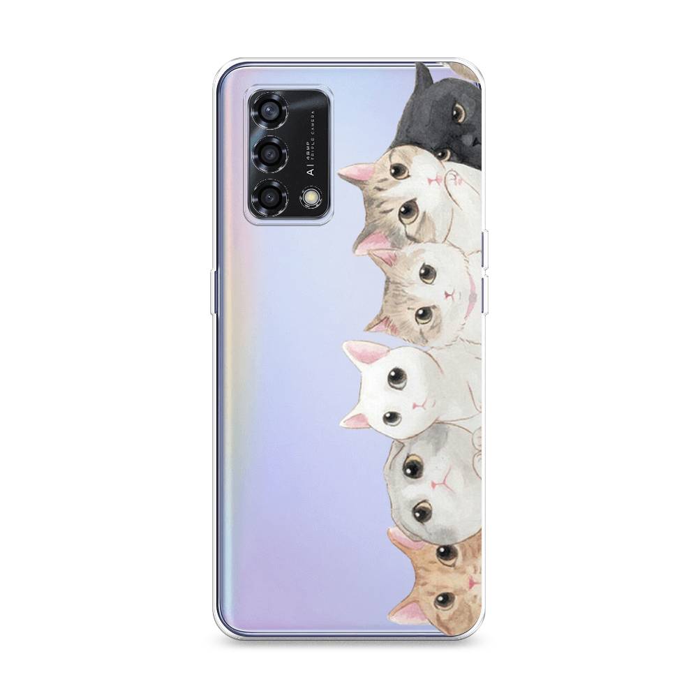 

Силиконовый чехол "Котики" на Oppo Reno 6 Lite, Котики