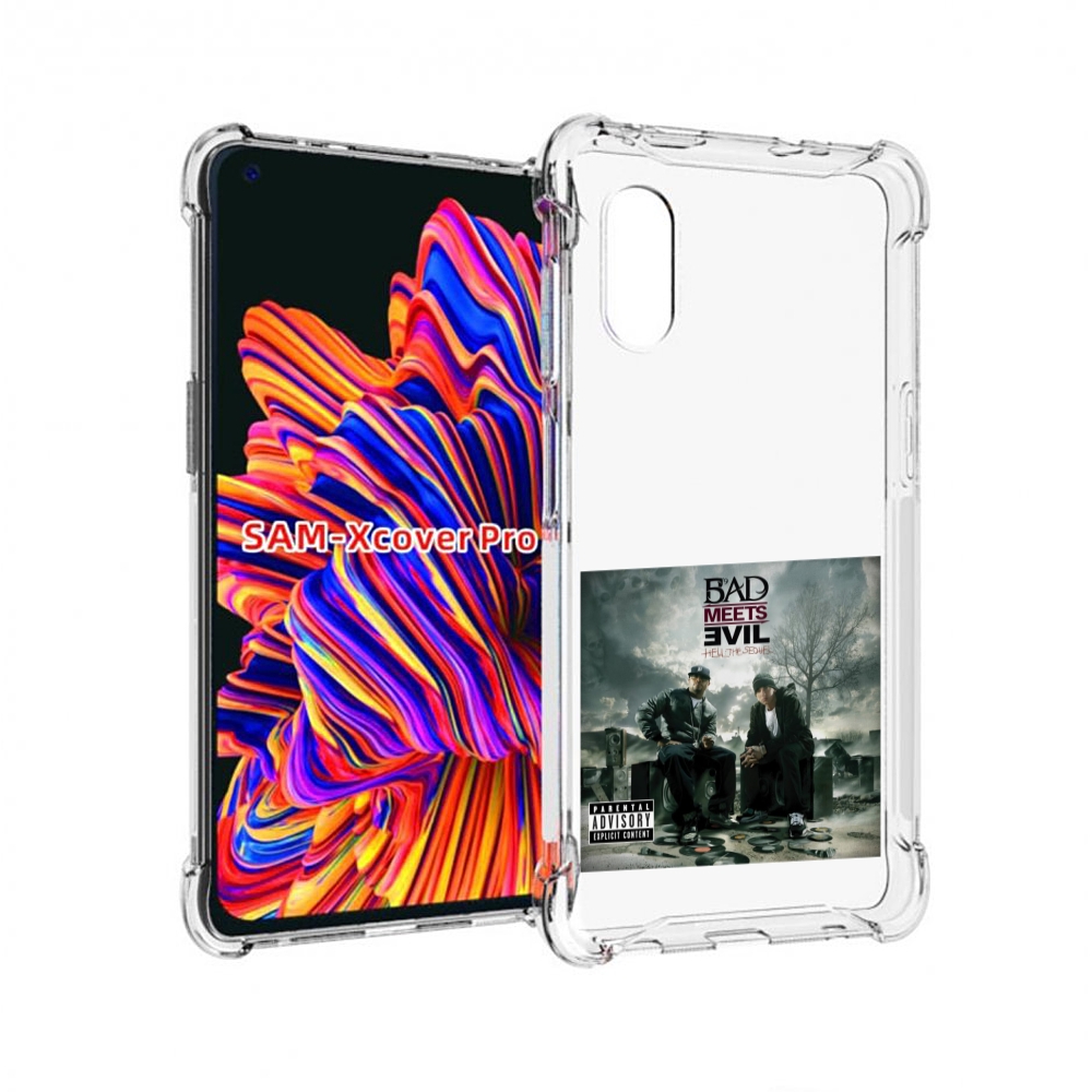 

Чехол MyPads Eminem BAD MEETS EVIL – HELL THE SEQUEL для Samsung Galaxy Xcover Pro 1, Прозрачный, Tocco