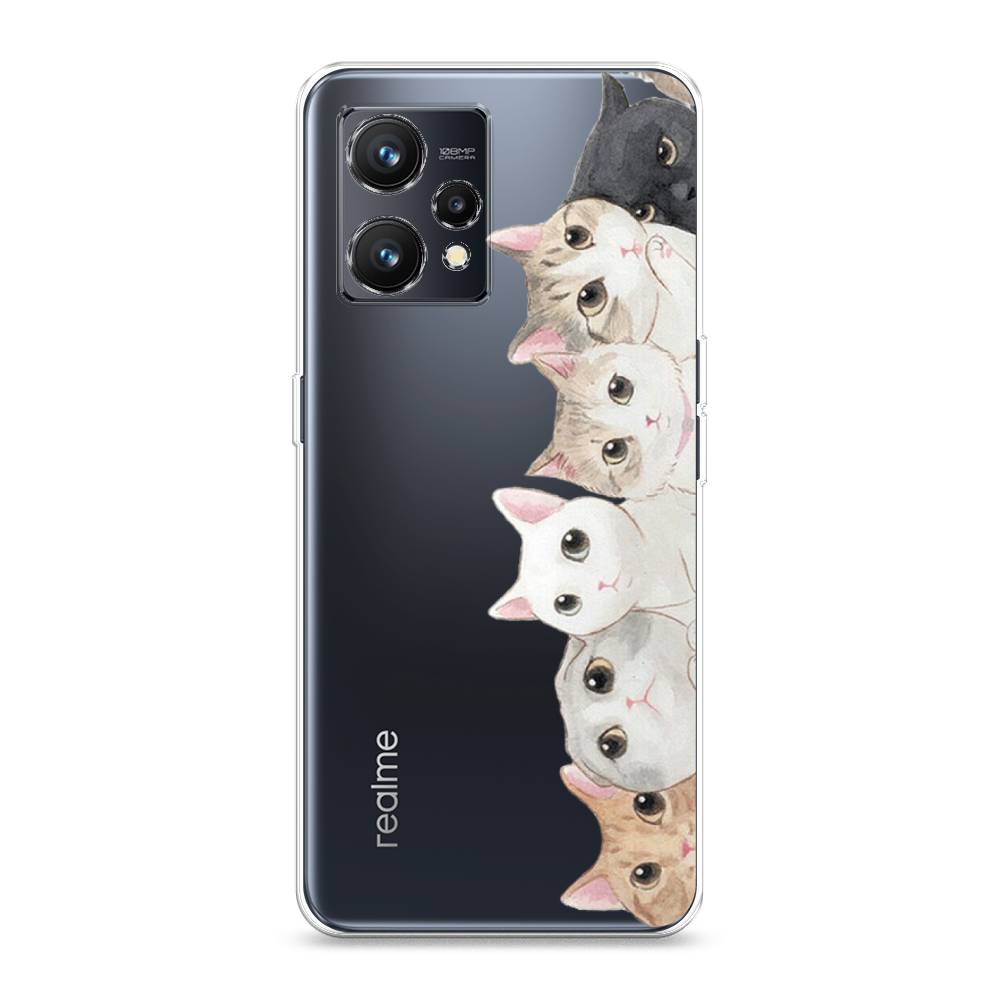 

Силиконовый чехол "Котики" на Realme 9, Котики