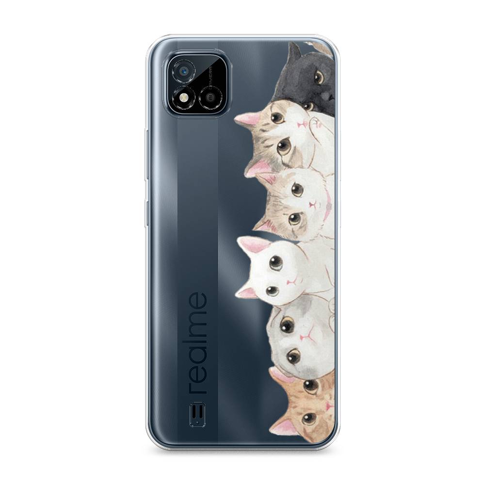 

Силиконовый чехол "Котики" на Realme C11 (2021), Котики