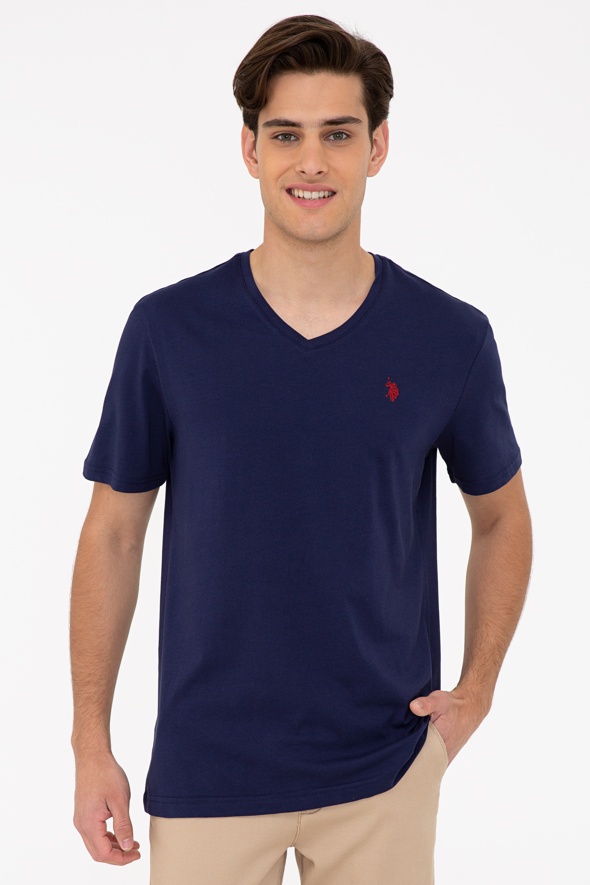 

Футболка мужская U.S. POLO Assn. G081GL0110GTS02IY021 синяя XL, G081GL0110GTS02IY021