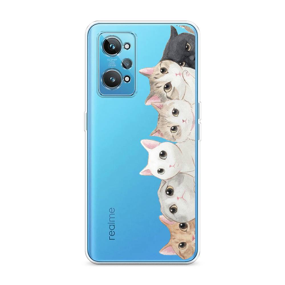 

Силиконовый чехол "Котики" на Realme GT 2, Котики