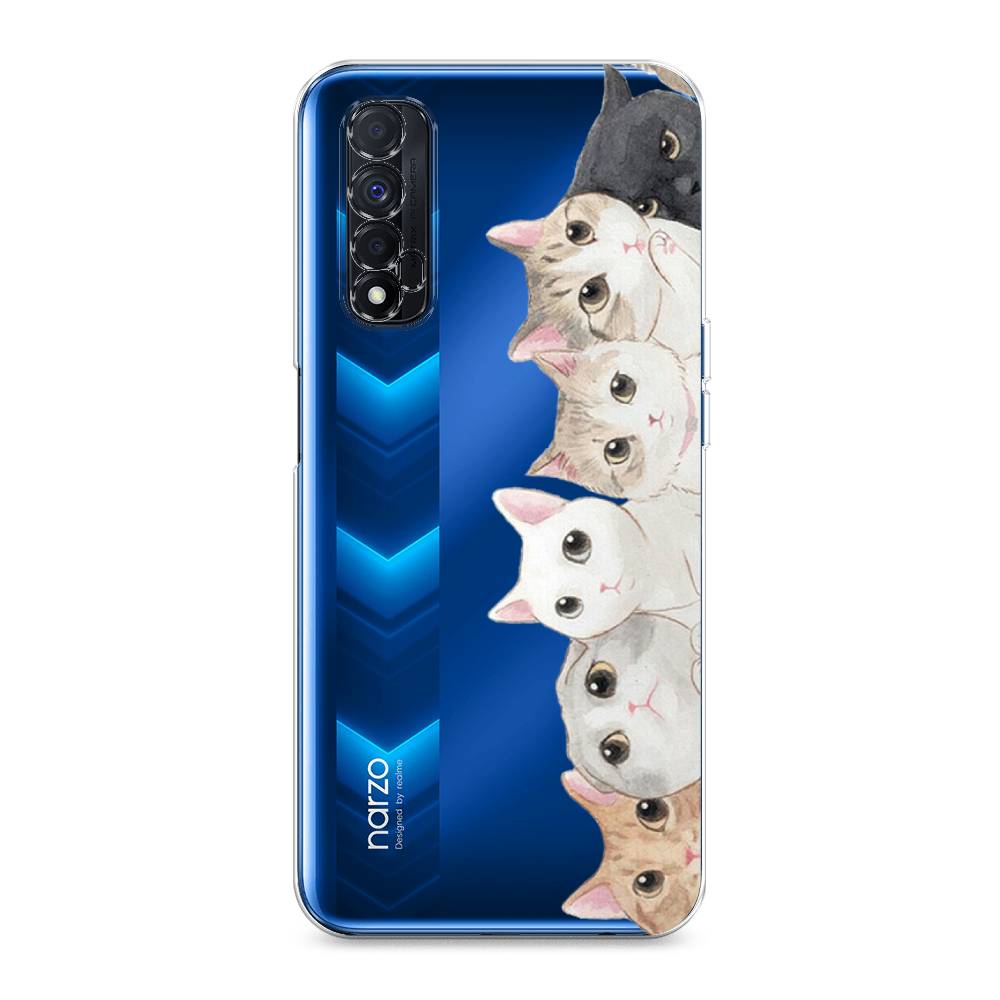 

Силиконовый чехол "Котики" на Realme Narzo 30 4G, Котики