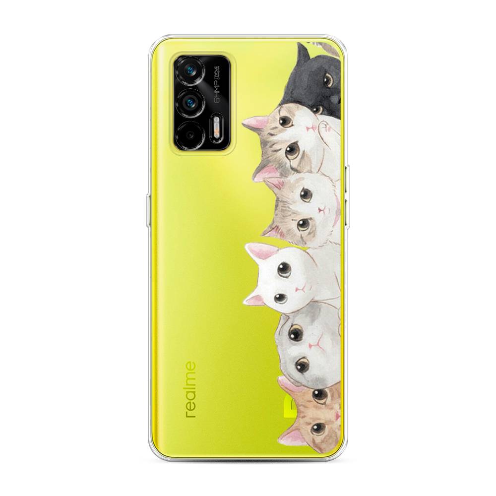 

Силиконовый чехол "Котики" на Realme Q3 Pro, Котики