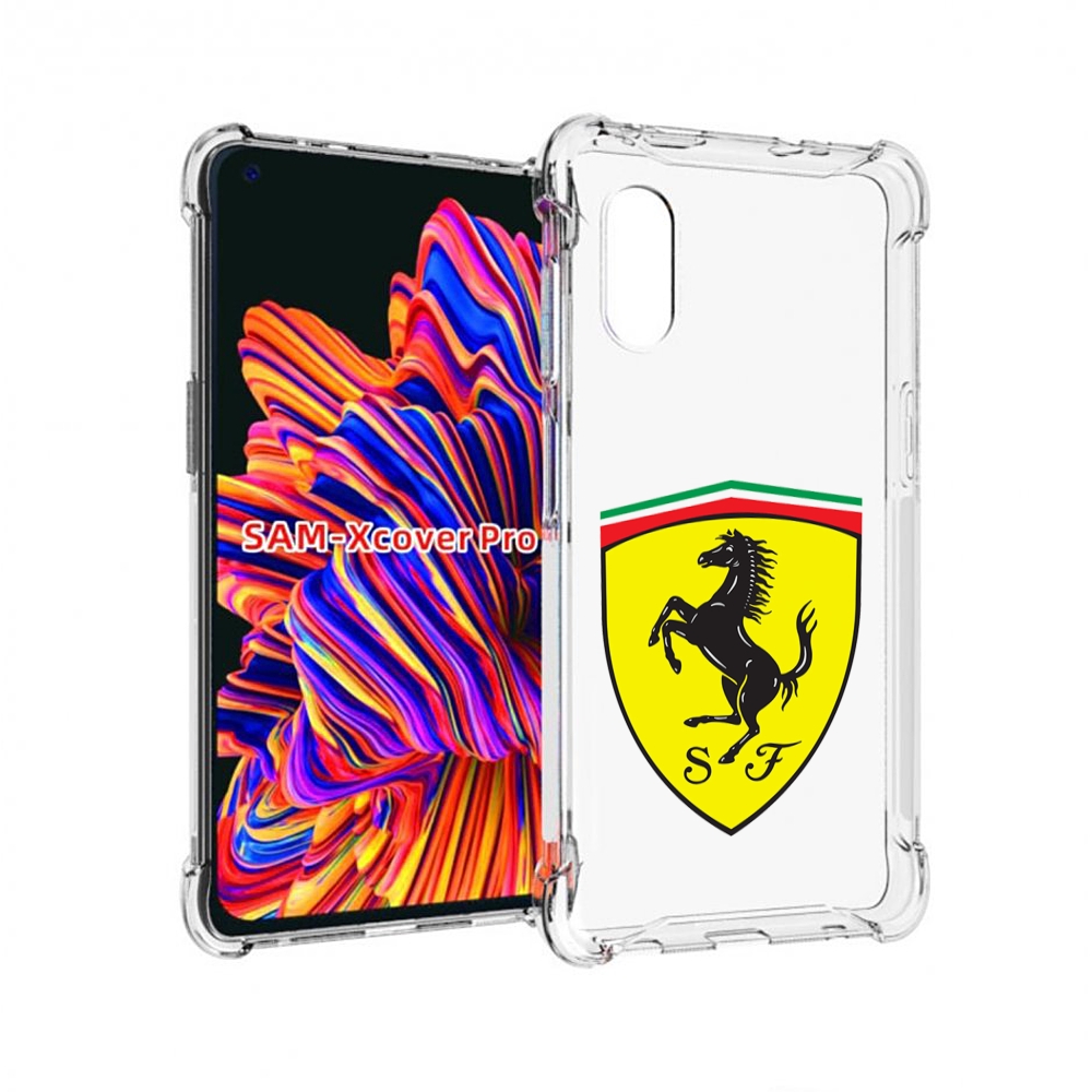 

Чехол MyPads Ferrari-3 мужской для Samsung Galaxy Xcover Pro 1, Прозрачный, Tocco