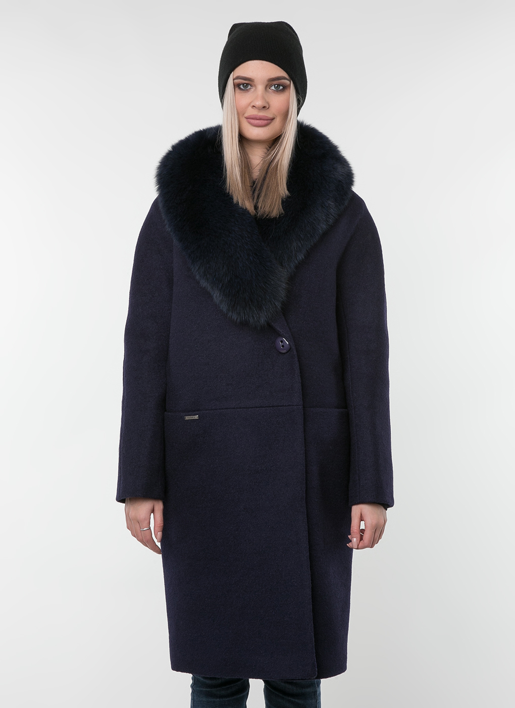 

Пальто женское idekka 29079 синее 42 RU, 29079