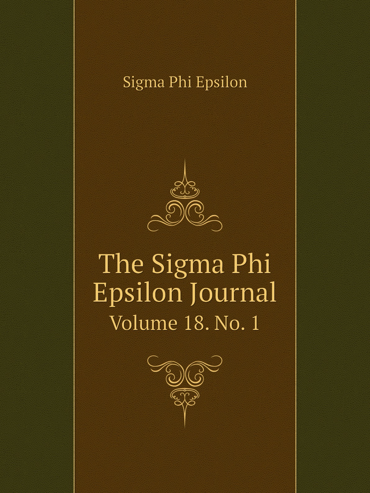 

The Sigma Phi Epsilon Journal