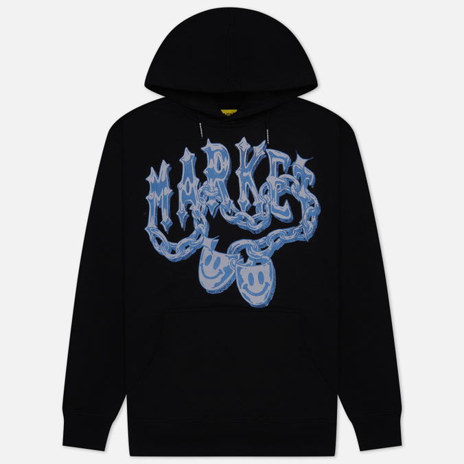 

Мужская толстовка MARKET Smiley Market Chain Hoodie чёрный, Размер S, Черный, Smiley Market Chain Hoodie