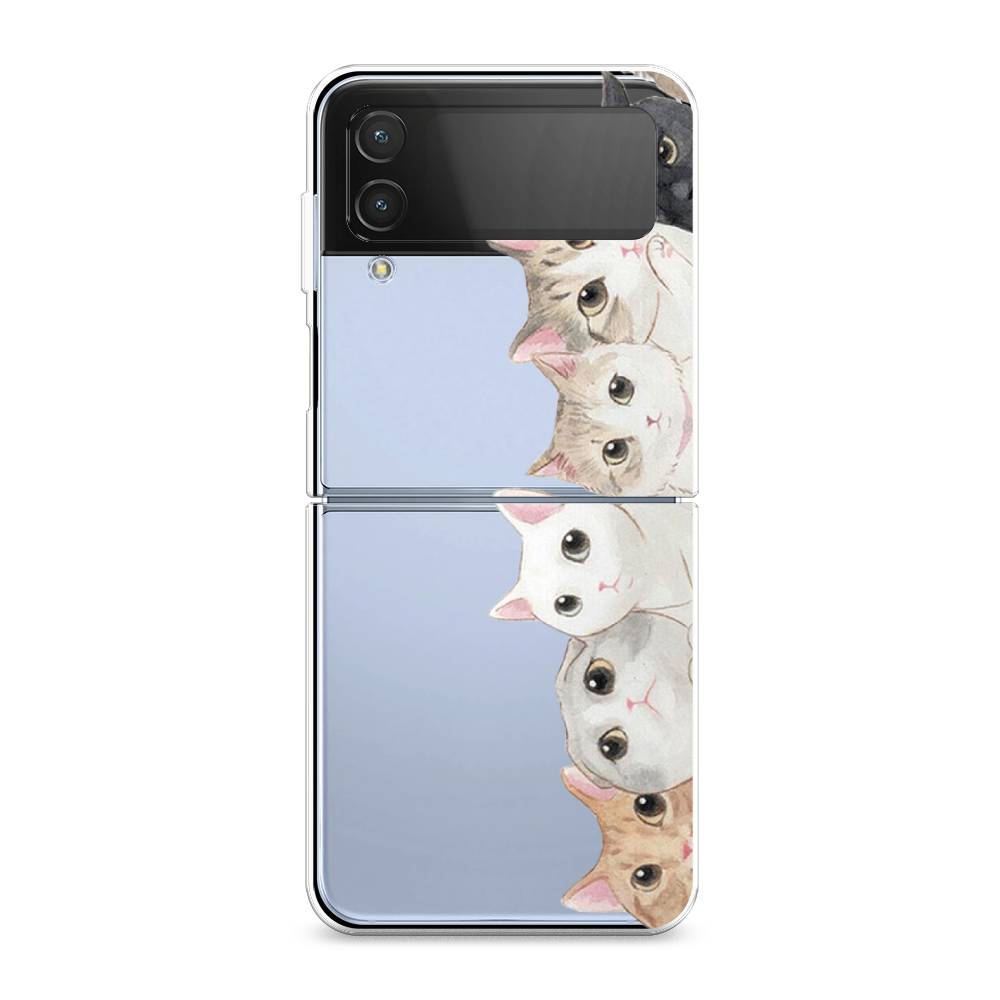 

Силиконовый чехол "Котики" на Samsung Galaxy Z Flip 4, Котики