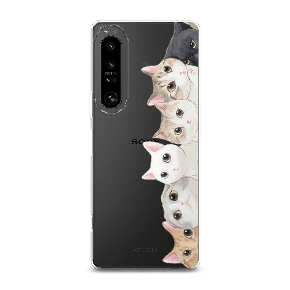 

Силиконовый чехол "Котики" на Sony Xperia 1 IV, Котики