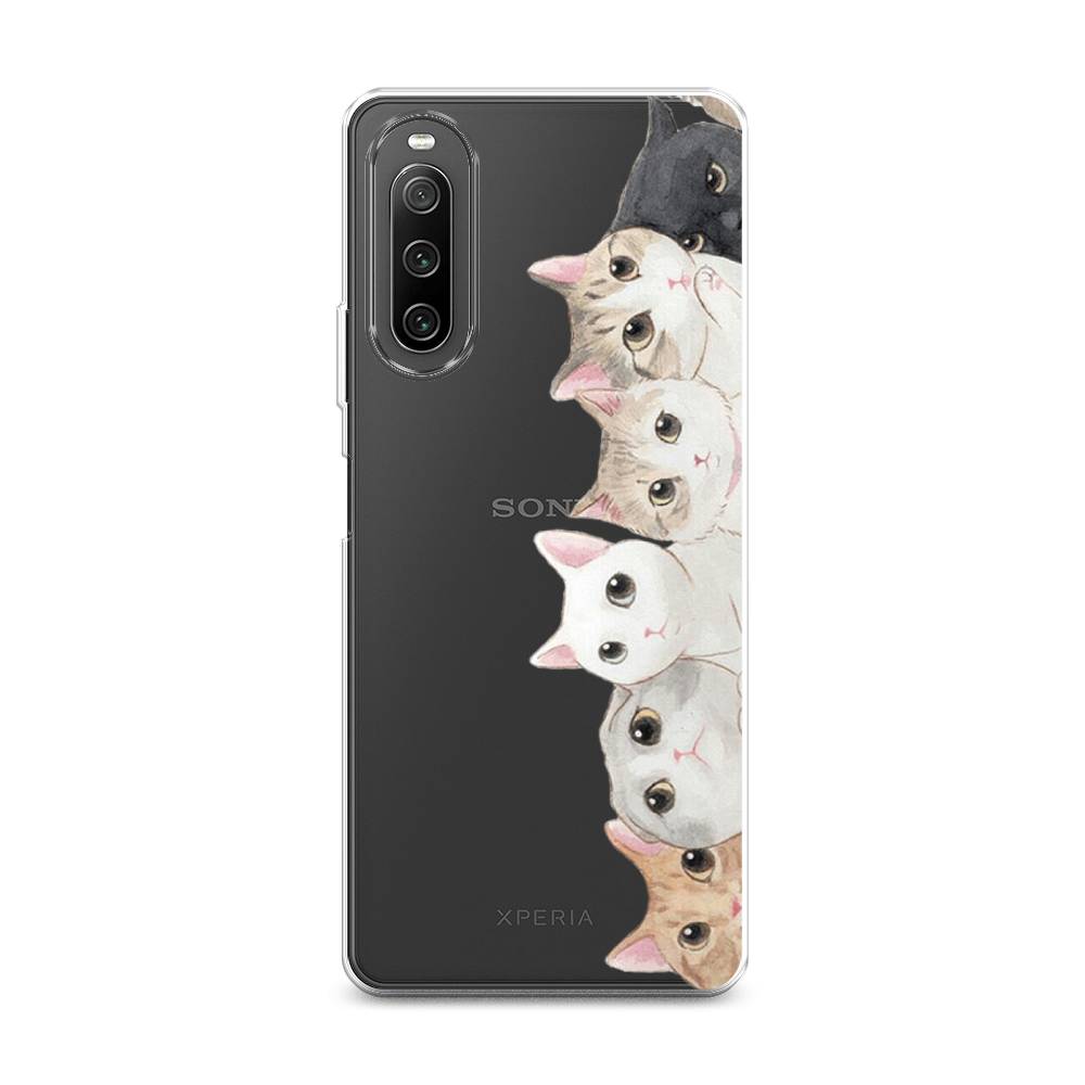 

Силиконовый чехол "Котики" на Sony Xperia 10 IV, Котики