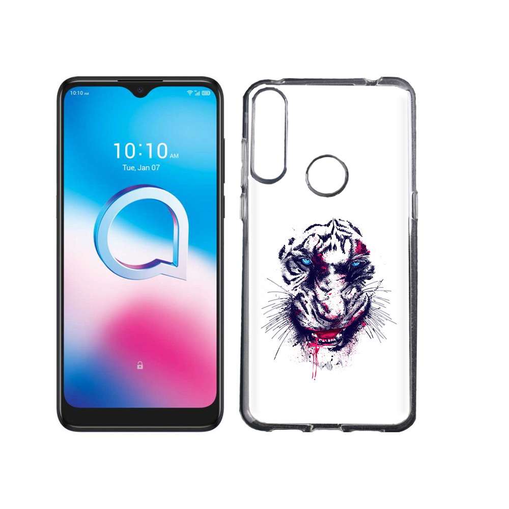 

Чехол MyPads Tocco для Alcatel 3L (2020) 5029Y безумный тигр (PT159035.666.228), Tocco