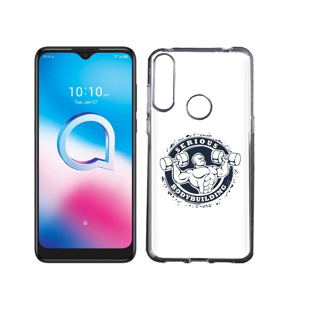 

Чехол MyPads Tocco для Alcatel 3L (2020) 5029Y бодибилдинг воля к победе, Tocco