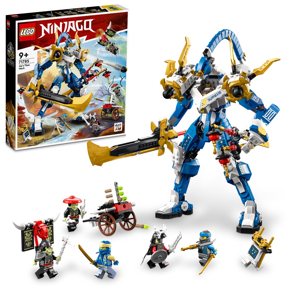 Конструктор LEGO NINJAGO Механический титан Джея, 794 деталей, 71785 lego ninjago механический титан джея 71785