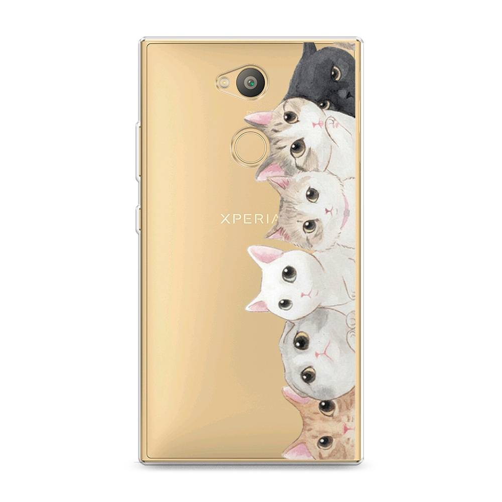 

Силиконовый чехол "Котики" на Sony Xperia L2, Котики