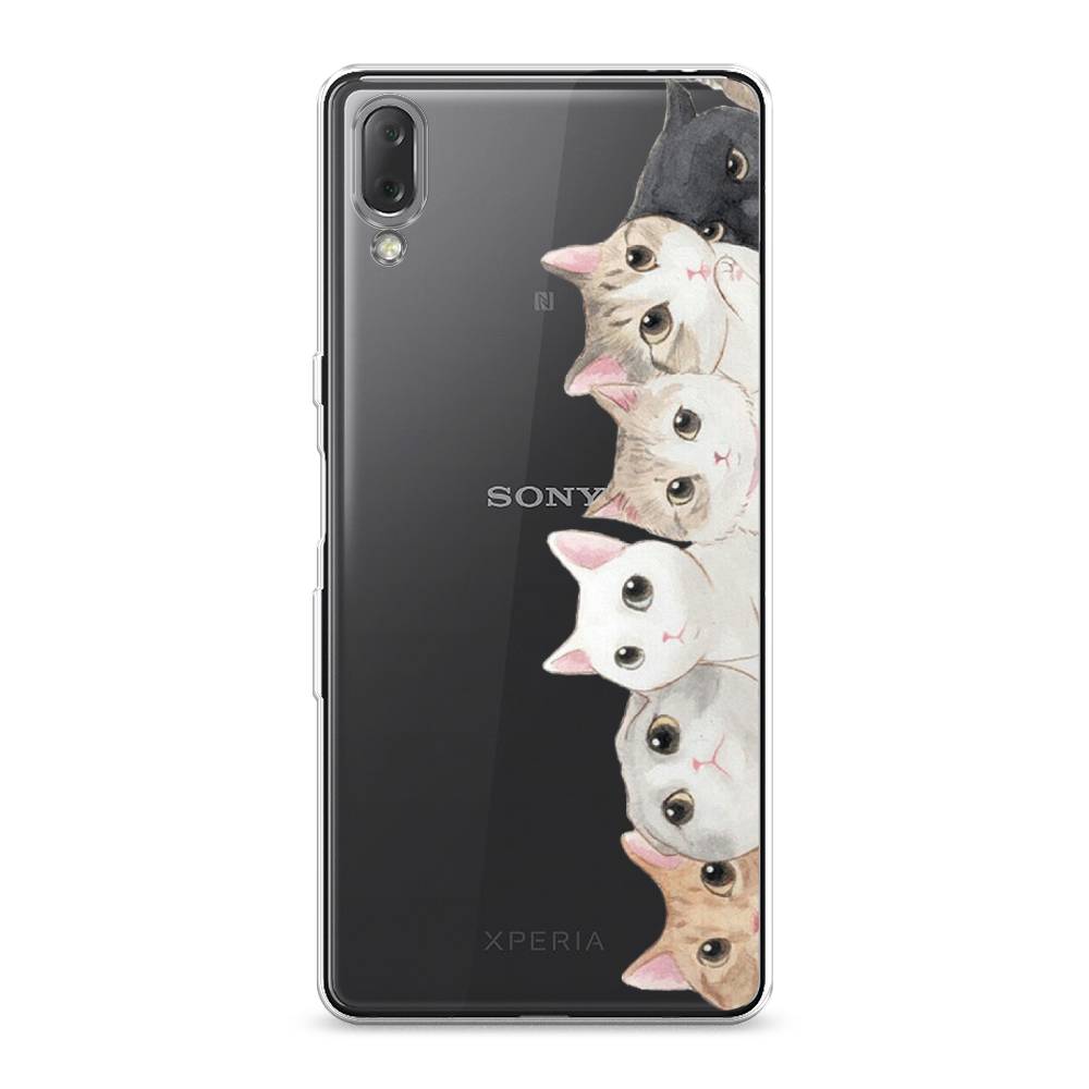 

Силиконовый чехол "Котики" на Sony Xperia L3, Котики