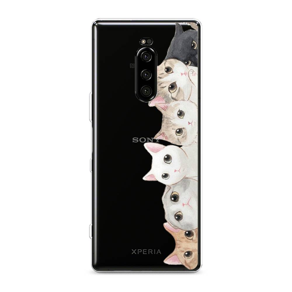

Силиконовый чехол "Котики" на Sony Xperia XZ4, Котики