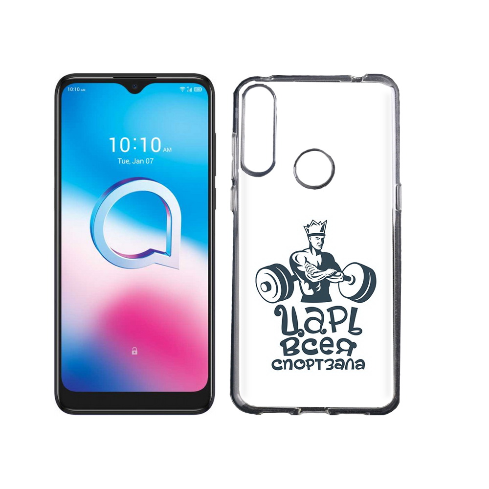 

Чехол MyPads Tocco для Alcatel 3L (2020) 5029Y бодибилдинг царь спортзала, Tocco