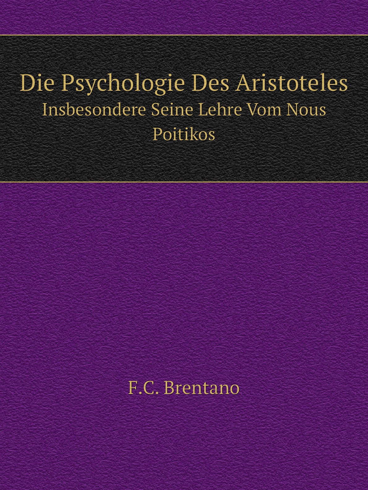 

Die Psychologie Des Aristoteles