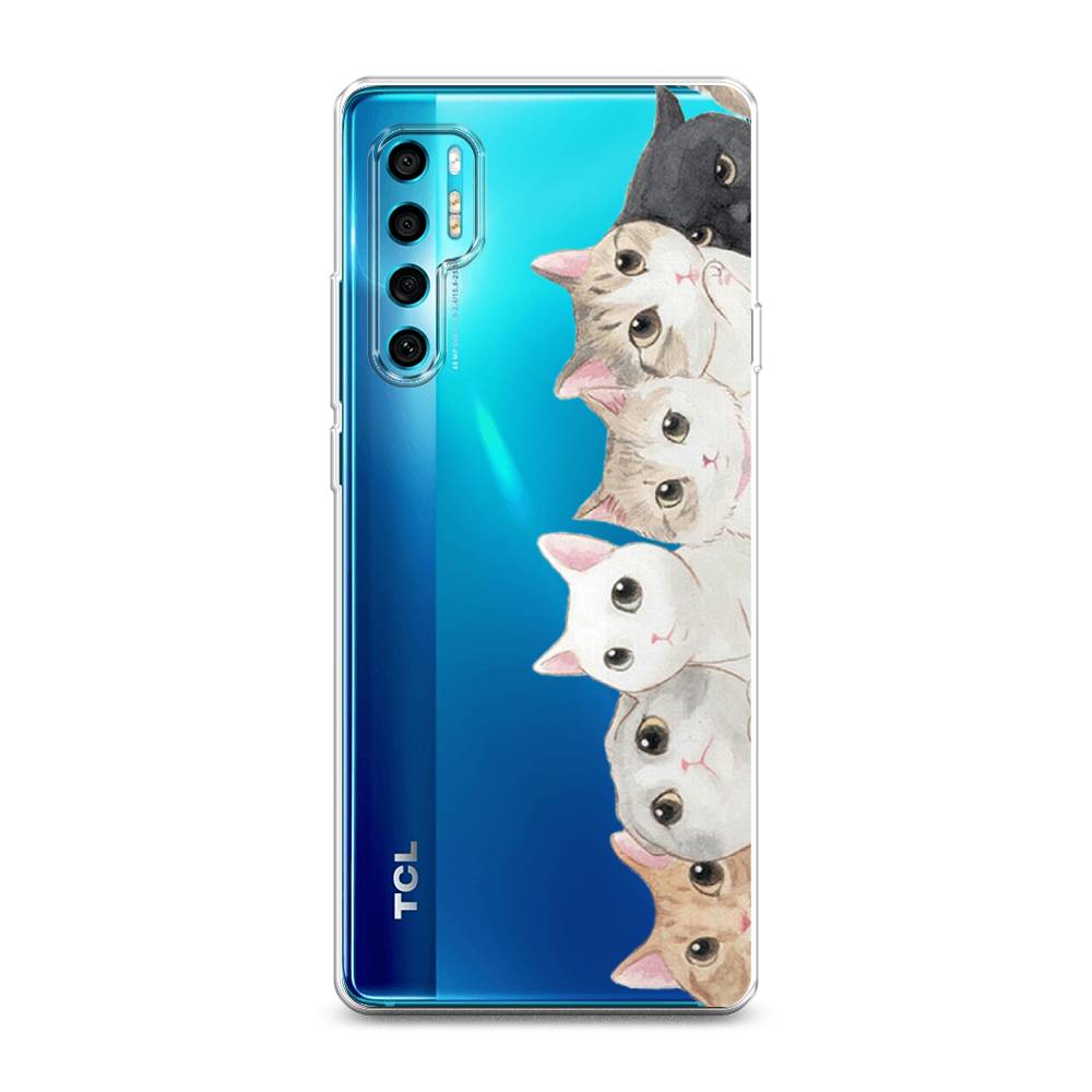 

Силиконовый чехол "Котики" на TCL 20 Pro 5G, Котики