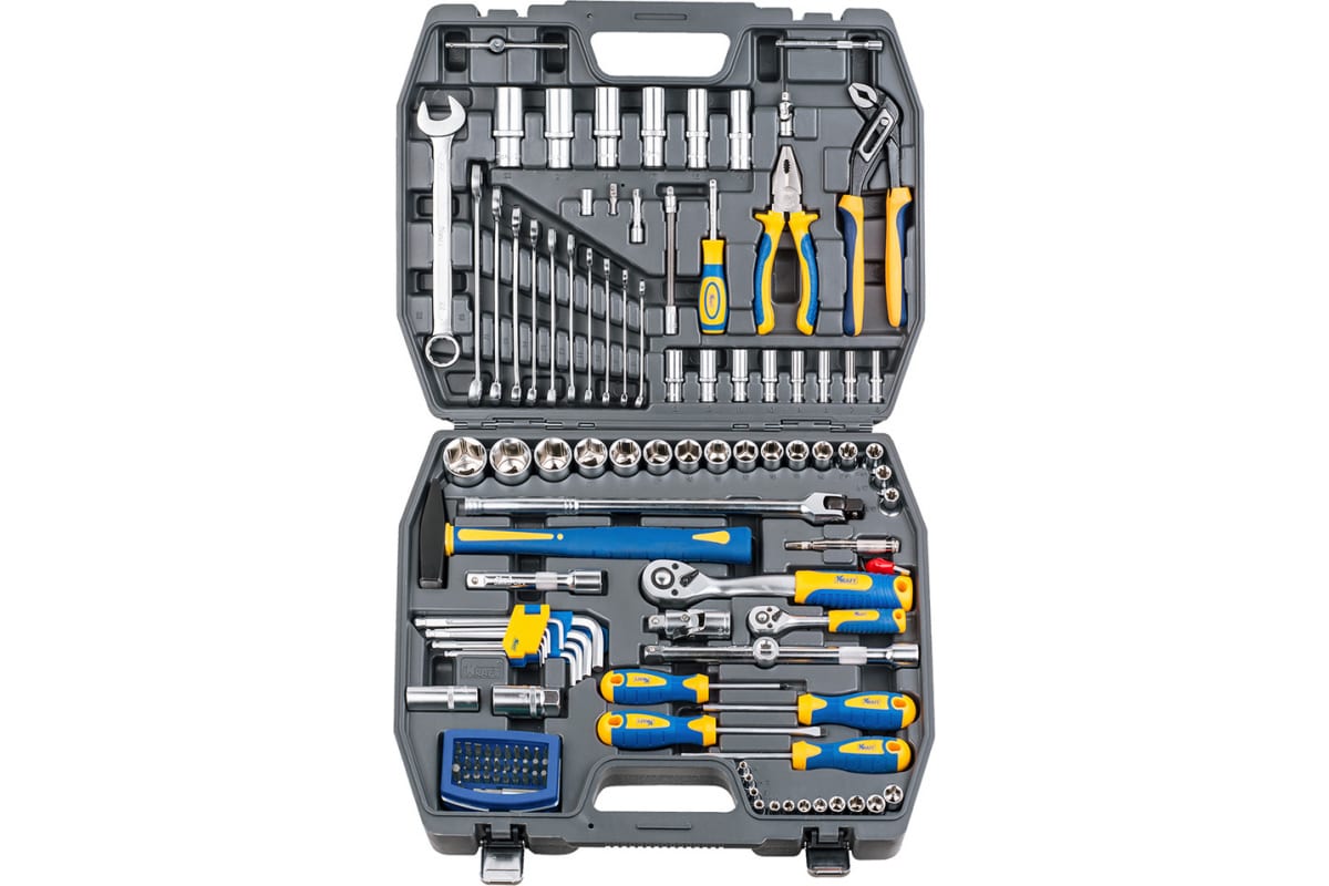 

Набор Инструментов 1/2dr И 1/4dr 120 Предметов 6 Г Kraft арт. KT700679