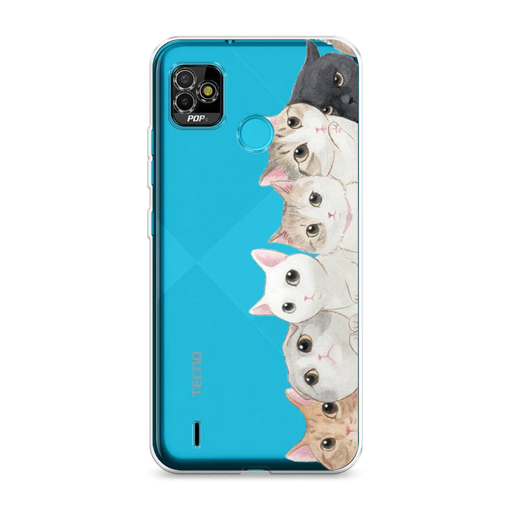 

Силиконовый чехол "Котики" на Tecno POP 5, Котики