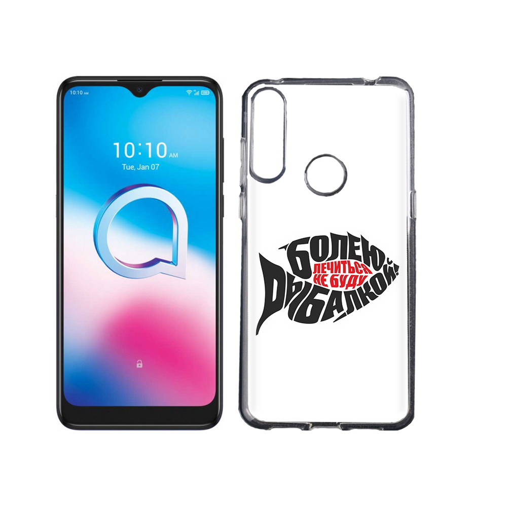 

Чехол MyPads Tocco для Alcatel 3L (2020) 5029Y болею рыбалкой (PT159035.666.245), Tocco