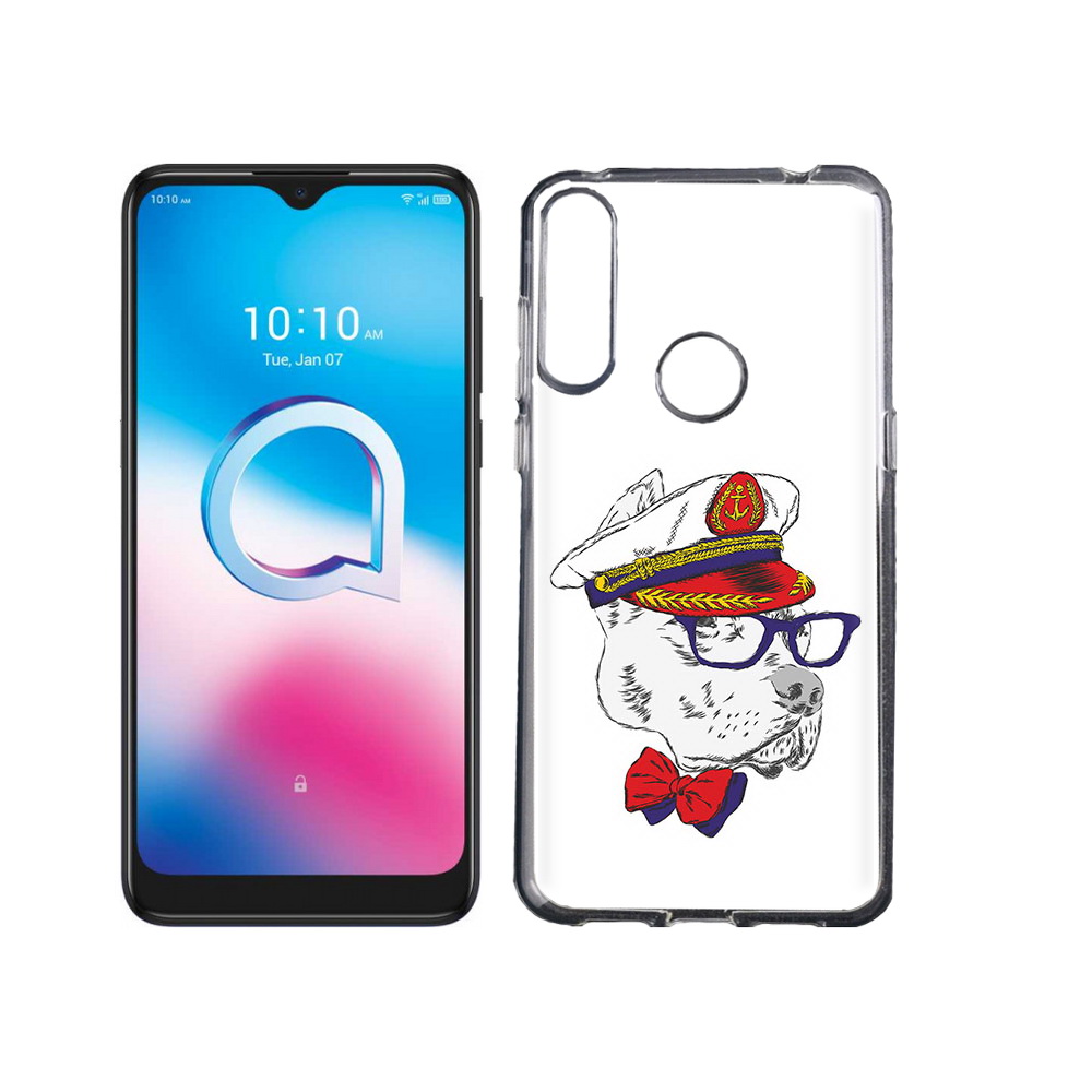 

Чехол MyPads Tocco для Alcatel 3L (2020) 5029Y бульдог (PT159035.666.251), Tocco