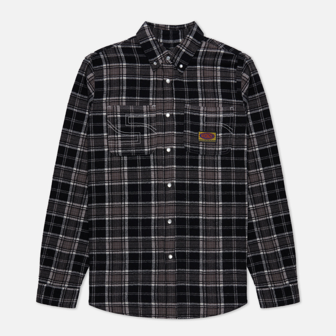 

Мужская рубашка Bronze 56k 56 Flannel чёрный, Размер L, Черный, 56 Flannel