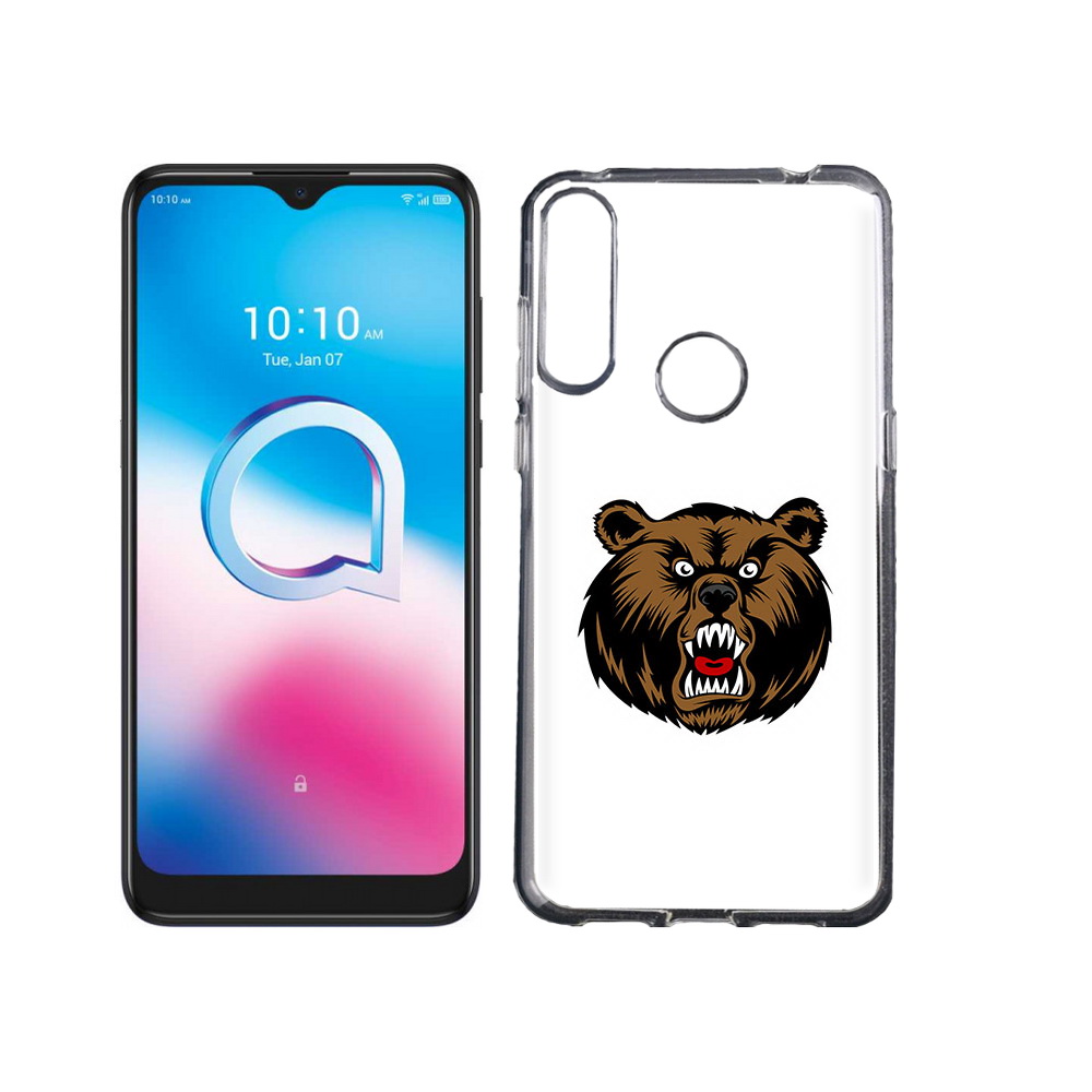 

Чехол MyPads Tocco для Alcatel 3L (2020) 5029Y бурый (PT159035.666.253), Tocco