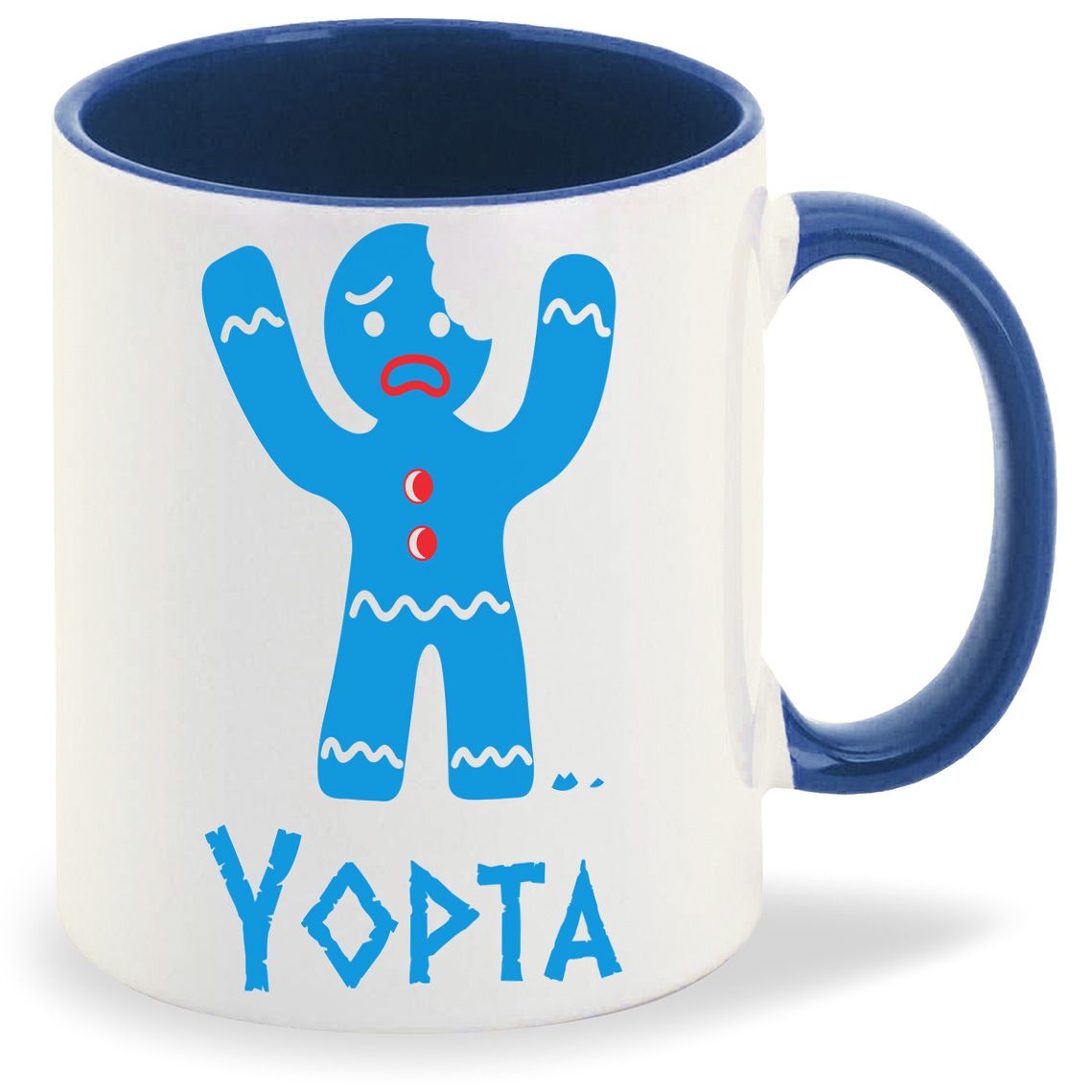 

Кружка лазурная CoolPodarok Yopta