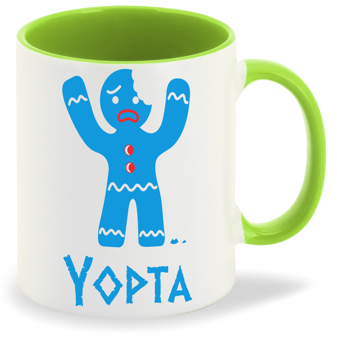 

Кружка салатовая CoolPodarok Yopta