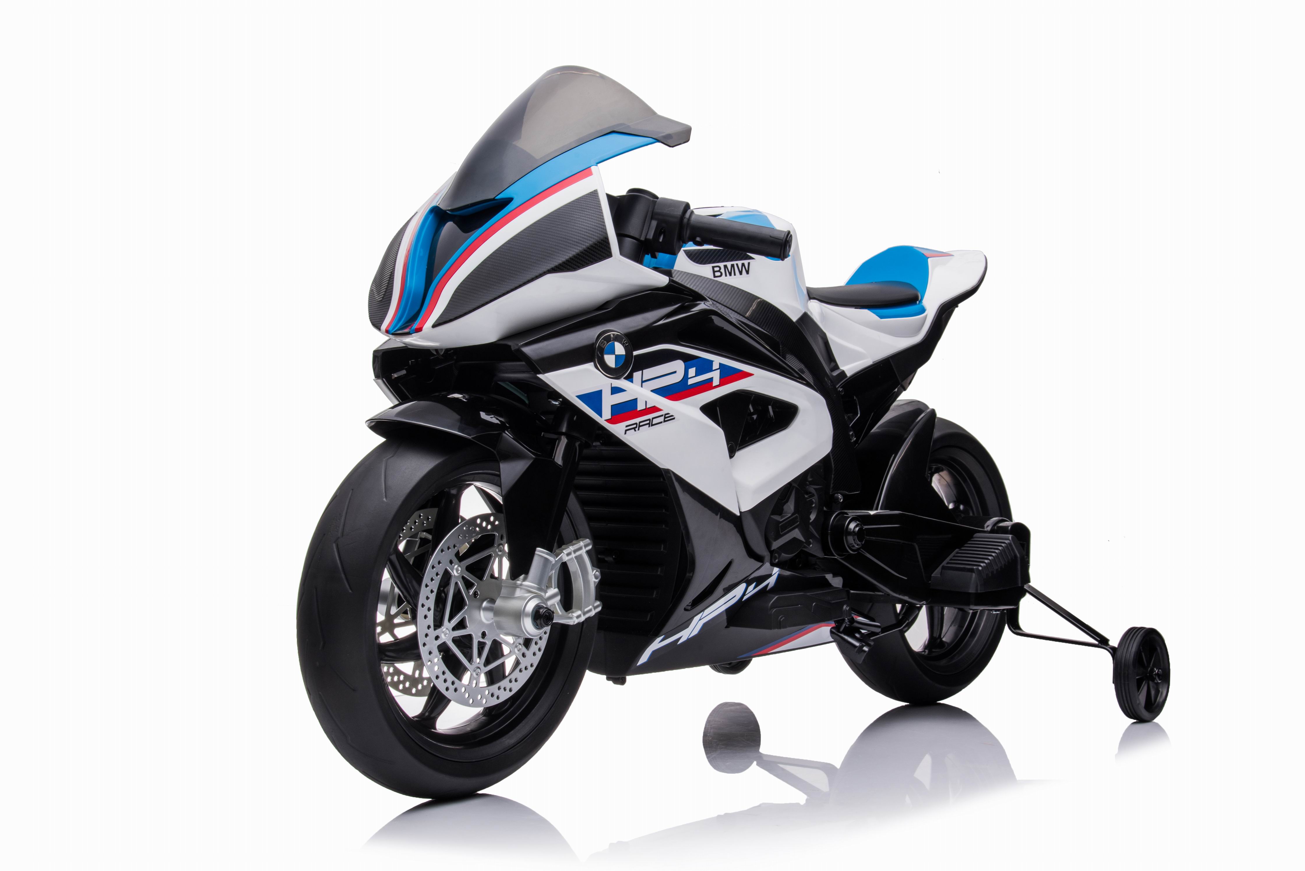 Детский электромобиль мотоцикл BMW Jiajia JT5001-Blue электромобиль harleybella детский мотоцикл bmw r1200 rt