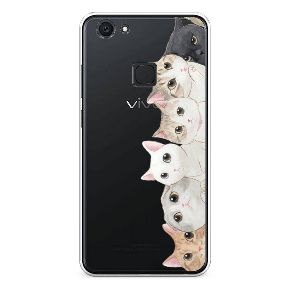 

Силиконовый чехол "Котики" на Vivo V7, Котики