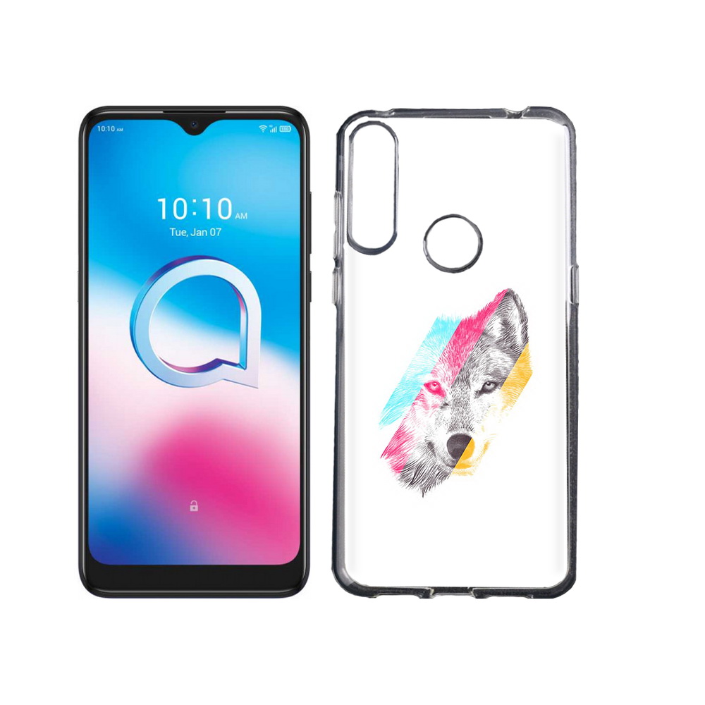 

Чехол MyPads Tocco для Alcatel 3L (2020) 5029Y волк градиент (PT159035.666.268), Tocco